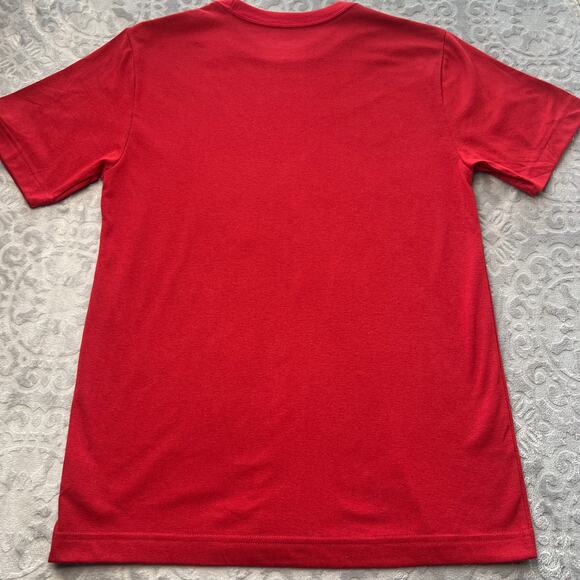 Gymnast Mom Messy Bun Red Tee Small - Picture 4 of 6